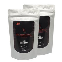 힐링솔트 Life 용융소금 가는소금 500g, 250g, 2개