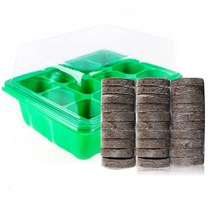 지피7 펠렛 압축배양토30개_모종트레이(그린)