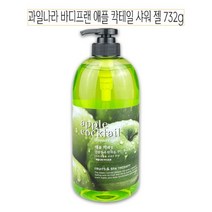 사과향 바디워시 샤워젤 732G X 2 대용량 대형 바디 클렌져 클렌저 과일향 향기 오래가는 지성 건성 모든 피부 미끌거리지 않는 향이 좋은 남성 여성 남성용 여성용, 애플향 (732G X 2)