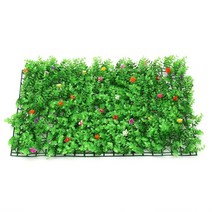 플랜트월 조화장식 들꽃 벽장식 인조잔디 60X40CM