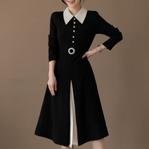 하이퀄리티 3월 4월 원피스 아나운서 결혼식복장 돌잔치 수입 여자 77사이즈 벨티드 패션 여성 연예인착용 백화점