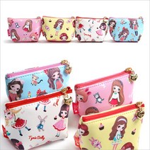 달콩팬시 타이니돌리 패턴 동전지갑