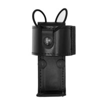 Aker Leather 588U 라디오 홀더 범용 블랙 플레인, 솔직한