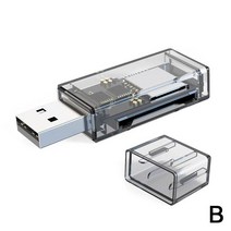 SD 카드 리더 C 타입 모바일 USB TF 마, 2.usb