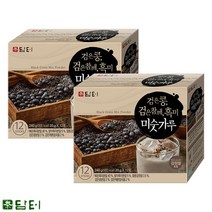 담터 검은콩 검은참깨 흑미 미숫가루 12T+12T, 단품, 단품