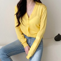 끄레아또레 여성 미니 가디건