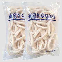왕손 오징어링 400g 냉동 업소용 튀김 간식 볶음용 통살 술안주 짬뽕 삼손 씨푸드, 2개
