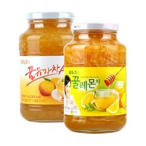 담터 꿀유자차A 1kg + 꿀레몬차 1kg