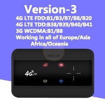 무선 라우터 KuWFi 150mbps LTE 라우터 무선 와이파이 휴대용 모뎀 SIM 카드 슬롯 미니 야외 핫스팟 포켓, 03 Black-3