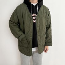 애드매이브 오버핏 워싱 깔깔이 퀄팅 자켓(5color)