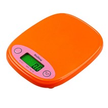 계량용품 주방저울 WH-B12 계량저울 음식무게 이유식 다이어트 식단 측정 저울, (주방저울 WH-B12 오렌지)