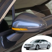 어른킹 뉴SM5 임프레션 사이드 미러 포인트 반사 컬러 데칼 스티커 자동차 익스테리어 튜닝 야간시 안전운전, 뉴SM5 임프레션(전차종공용), 블루반사