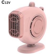 car heater 12v24v hot air fan car heater defroster 휴대용 유리 demister 난방 windshield windshield, 12v 핑크