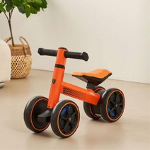 2살선물 영유아 근육발달 오렌지 자전거붕붕카 롤링카 아기 언어발달 신체 유아붕붕카 3살 2세 남아