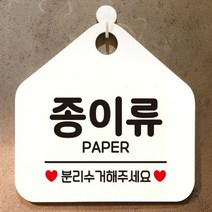 [바보사랑] 오픈 실내 금연 사무실 포맥스 안내판 팻말 문패 표지판 제작 298종이류분리수, 옵션1:298종이류분리수거 / 옵션2:화이트판+문구로즈골드