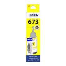 엡손 EPSON 정품잉크 T673 L800 L805 L810 L1800, 1개, 정품_T673Y 노랑
