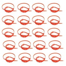 직물체인 스노우체인 오토바이 전차종 케이블타이 자동차 스노우 쇠사슬 체인 20Pcs 미끄럼 방지 타이어 타이 자동 휠 플라스틱 다기능 눈과 진흙 탈출 특수, 20개