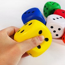 6p 스펀지 주사위 6x6 초등학생 학습 놀이 게임 유아완구 소프트 실내