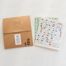 결혼 돌잔치 돌 답례품 스웨덴 행주 2종 세트, 3세트