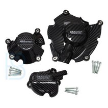 야마하R3 호환 YZF-R1 및 R1M 엔진 커버 세트 2015-2023 보호 액세서리 오토바이 번들, Carbon Fiber set