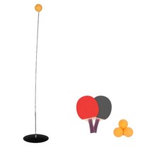 탁구 연습 기계 트레이너 장비 리바운드 로봇 고정 실내 훈련 기어 ping pong training helper paddle bat ball, 나무 패들