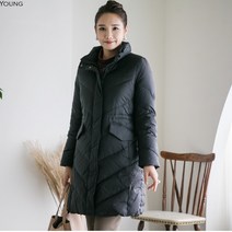 이헌영패션 구스패딩코트( 75% 역시즌세일!!) 하이넥카라 카라속에 홑겹후드 탈착가능 거위털100% 안감전체 따뜻한 페이크퍼 심플 캐쥬얼한 데일리착용코트 2컬러 66 77 88