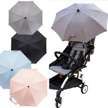 프리미엄 유모차햇빛가리개 우산 파라솔 덮개 커튼 웨건 차양막 양산 캐노피 악세사리, 블루, 85cm