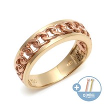 [비앤비골드]14K 체인 콤비 반지 NPW18990