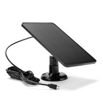 태양광패널 태양광발전 태양열발전기 10W 5V 전지 패널 마이크로 USB 충전기 야외 휴대용 단결정 방수 홈 조명 시스템, Black Solar Panels