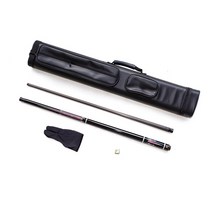 당구가방탄소 섬유 풀 큐 1/2 스플릿 테크 우드 12.9mm 팁 사이즈 블랙 테크놀로지 당구 펀치 스타일, 01 A4-A_01 12.9mm