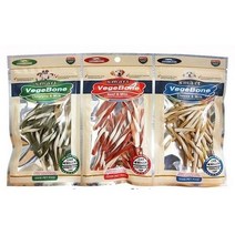 베게브랜드 스마트 베게본 미니스틱 반려견 간식 3종 세트, 우유 + 소고기 + 클로렐라, 5개