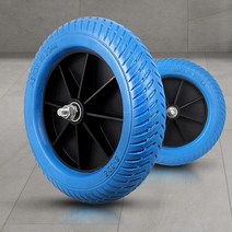 복원 탄성 우수 오래사용 발포바퀴 적은마모현상 14인치 통 수레, 13인치발포바퀴