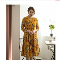 이헌영 이헌영 여성스런 라인 화사한 색감의패턴 부드러운 촉감의 여름원피스/21BS1039O1