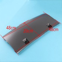 바디킷 4L0807819M 리어 범퍼 토우바 커버 플래티넘 그레이 엔드 캡 아우디 Q7 2010 +, 한개옵션0