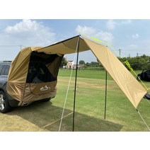 루프탑텐트 차박 어닝 캠핑 낚시 야외 자가 운전 여행 여행 장비 용품 꼬리, 브라운 펜더 키트 차량 폭 1.8-1.9 미터