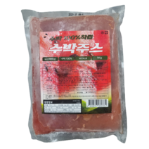 리얼 수박주스(베트남 땡모반) /100% 수박착즙(NFC) / 5KG(5봉), 5개, 1kg