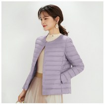 여성 오리털 경량 패딩