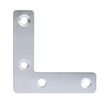 엠파이어 보강철물 평철 연결철물 선반지지대 사각조인트 파이프 스텐꺽쇠, E 스텐L형 평철2호 4H12T60