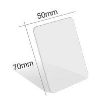 강력한 양면 접착 방수 접착 테이프 7x5cm 자국 방지 사진 벽 보조 양면 보류 고정, 70x50mm, 100PCS