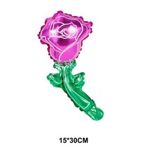 용품 생일 빅 베어 호일 풍선 러브 하트 레드 로즈 베이비 샤워 웨딩 장식 발렌타인데이, As pitures show, mini rose