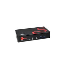 SIIG 2포트 HDMI 20 4K HDR KVM 스위치 스마토 콘솔 USB 30멀티미디어 CE-H25511-S1, 상세페이지 참조