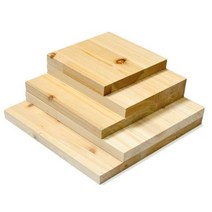 아이베란다 목재자투리모음 소품제작용 스트링아트재료, 14.삼나무 집성 24T 200x200(3개)