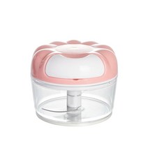 다기능 마늘 분쇄기 초퍼 마늘 압착기 식품 야채 분쇄기 용품 후추 옥수수, 핑크색