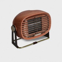 코드26x툴콘 사무실 가정용 캠핑용 미니팬히터 온풍기 발난로 500W, 월넛