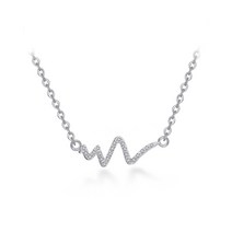 엘스쥬쥬 N73 Silver 심장박동 목걸이 은목걸이