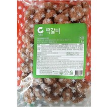 청정원 떡갈비 1K 업소용 대용량 식자재, 1, 1kg