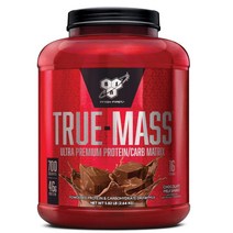 BSN True-Mass 비에스엔 트루매스 프로틴 파우더 초콜릿밀크쉐이크 2.64kg, 1개