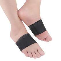 PKFARM 1쌍+1쌍 발볼 아치 압박 밴드 평발 탄력 보호밴드, 블랙