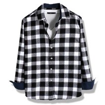 J2MAN 브롤 체크 셔츠 빅사이즈 남자 남성 남방 긴팔 가을 봄 간절기