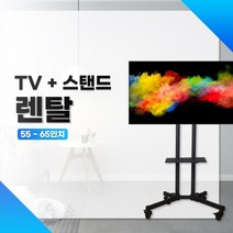 예담 TV55~65인치+ 스탠드 3일렌탈 박람회 전시회 공연장 강의실등, TV55인치+C1500